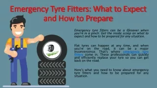 Emergency Tyre Fitters