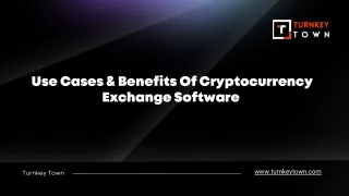 use cases benefits of cryptocurrency exchange