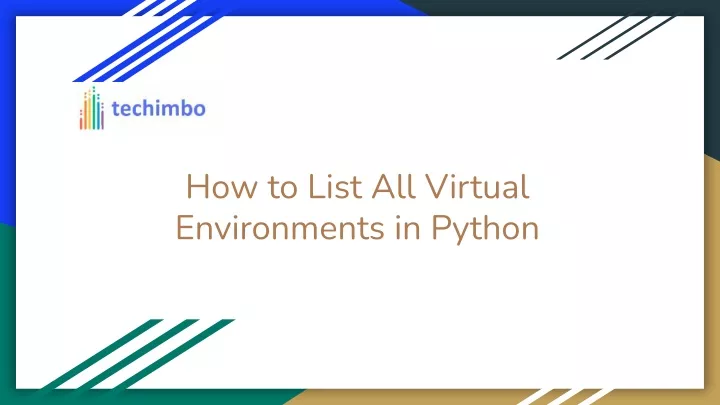 how to list all virtual environments in python