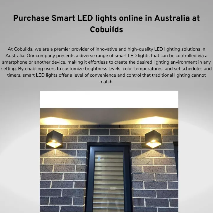 purchase smart led lights online in australia