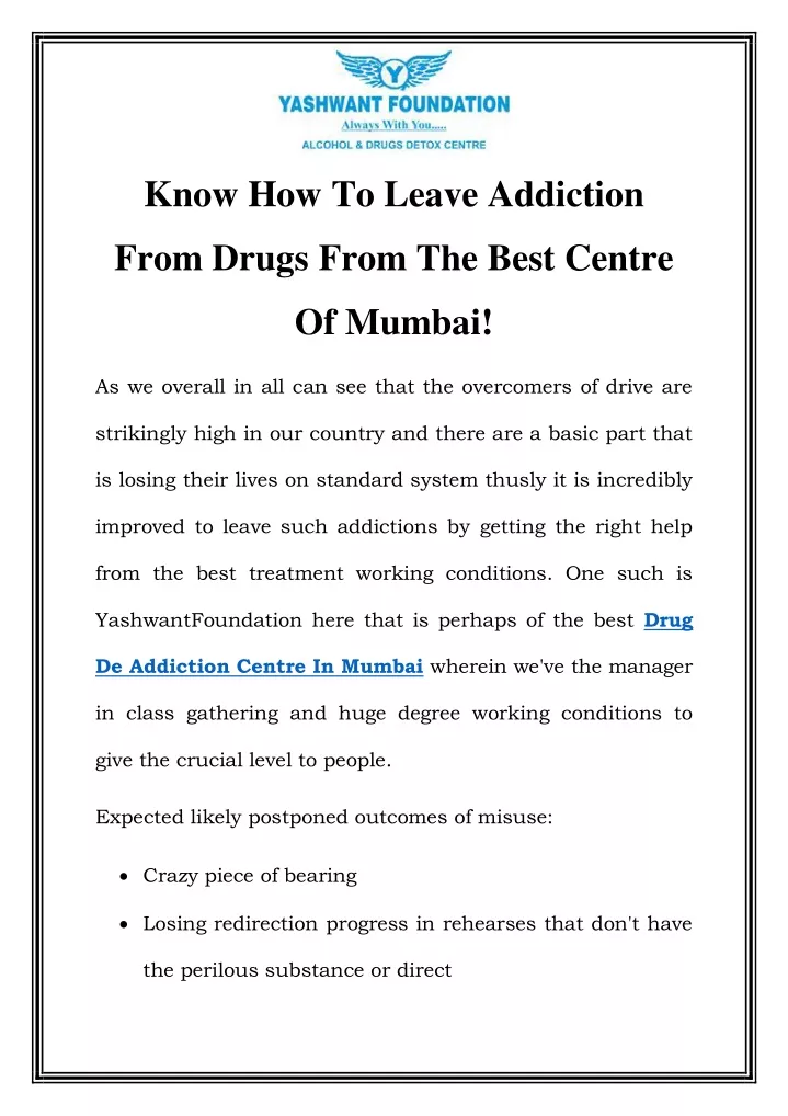 know how to leave addiction