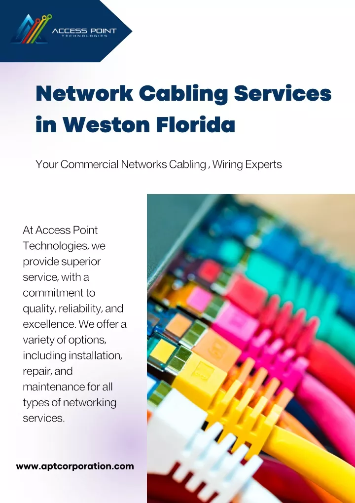 network cabling services in weston florida