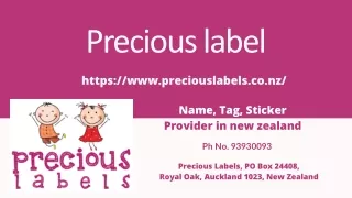 Name Tags provider in New Zealand | Personalised Stickers NZ for schools