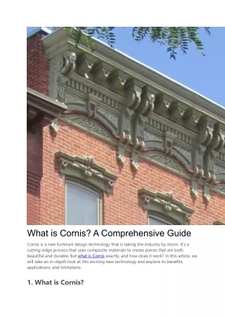What is Cornis