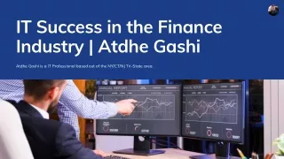 Implementing Effective IT Strategies in the Finance Industry | Atdhe Gashi