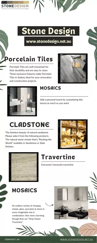 Find Your Perfect Tiles at Stone Design: The Premier Tile Shop in Sydney
