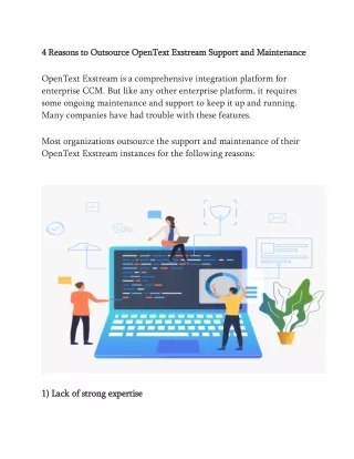 4 r 4 reasons to outsource opentext exstream