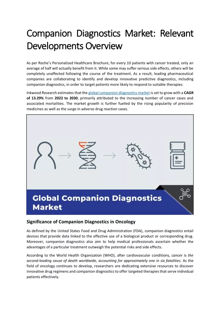 companion diagnostics market companion