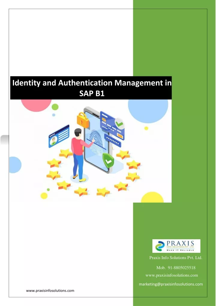 identity and authentication management in sap b1