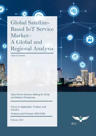 global satellite based iot service market