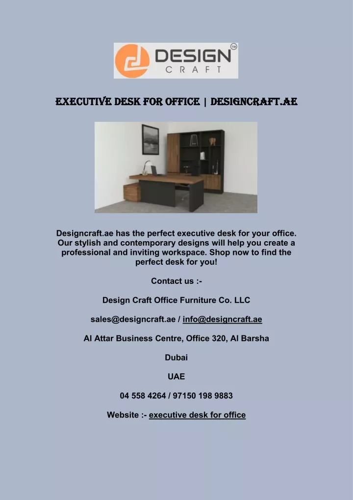 executive executive desk