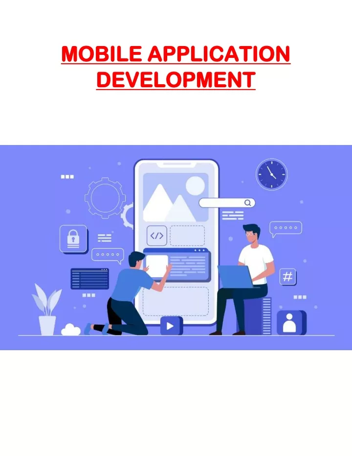 mobile application mobile application development