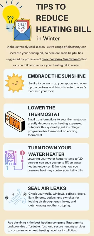 Infographic- Tips to Reduce Heating Bill in Winter