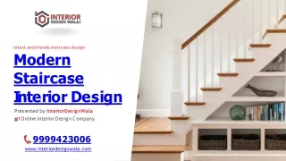Modern Staircase Interior Design