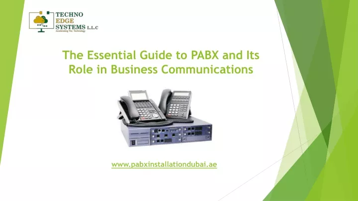 the essential guide to pabx and its role in business communications