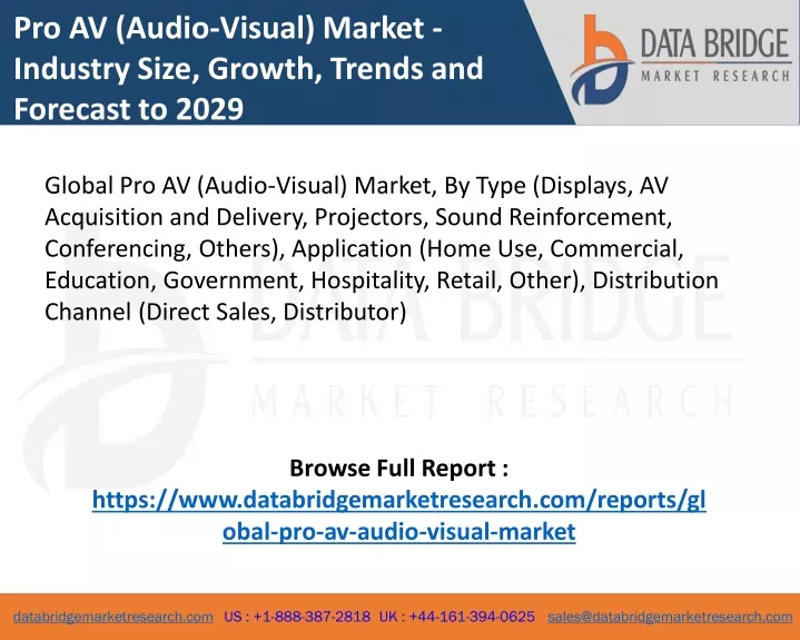 pro av audio visual market industry size growth
