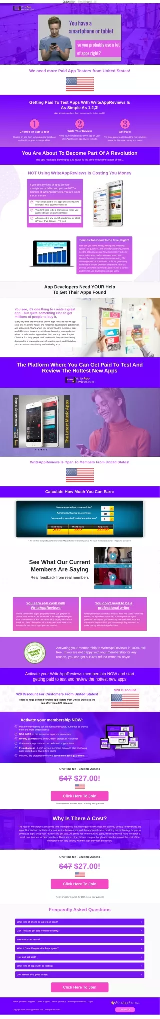 we need more paid app testers from united states