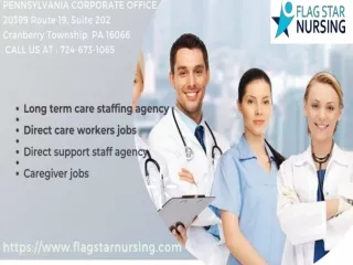 LICENSED PRACTICAL NURSE jobs in NewJersey|DCW jobs in NewJersey|FlagStarNursing