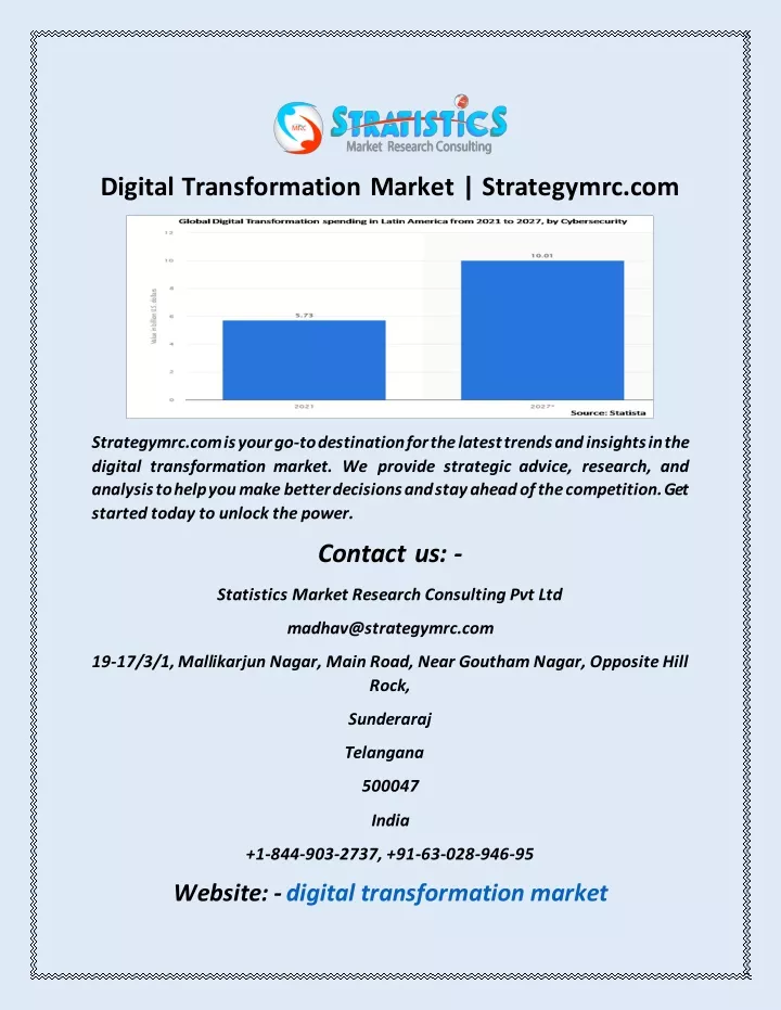 digital transformation market strategymrc com