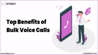 Top Benefits of Bulk Voice Calls