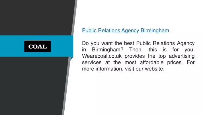 public relations agency birmingham do you want