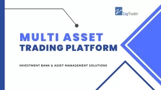 Multi Asset Trading Platform - ZagTrader