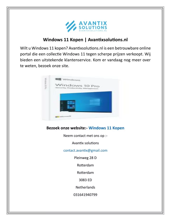 windows 11 kopen avantixsolutions nl