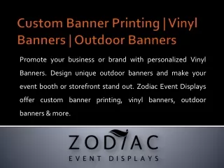 Custom Banner Printing | Vinyl Banners | Outdoor Banners