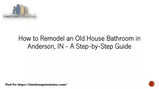 old house bathroom remodeling in Anderson