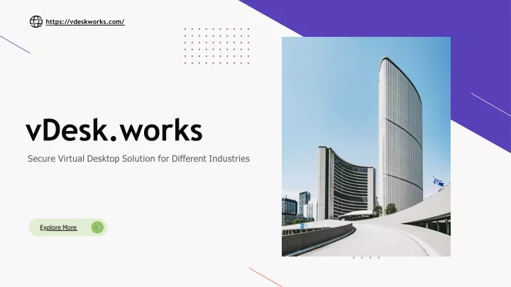 vdesk works secure virtual desktop solution for different industries