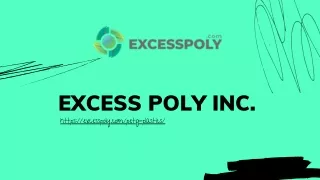 Scrap Petg Plastic Buyers | Excesspoly.com