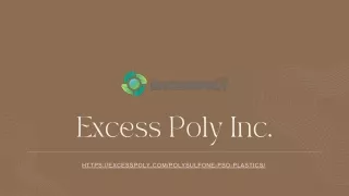 Scrap Polysulfone Plastic Buyer | Excesspoly.com