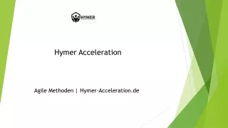 Agile Methoden | Hymer-Acceleration.de