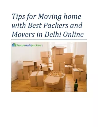 tips for moving home with best packers and movers