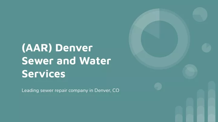 aar denver sewer and water services