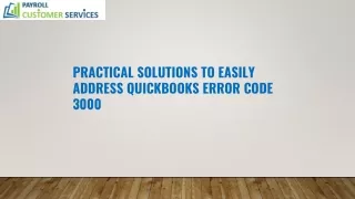 practical solutions to easily address quickbooks