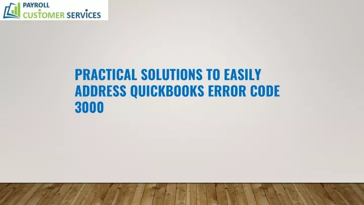 practical solutions to easily address quickbooks