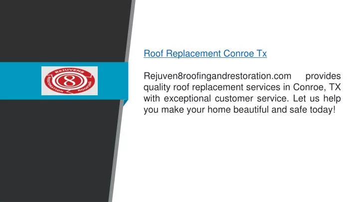 roof replacement conroe