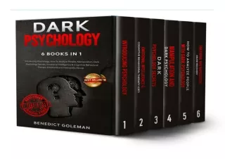 ✔PDF KINDLE DOWNLOAD✔ DARK PSYCHOLOGY 6 BOOKS IN 1: Introducing Psychology,How T