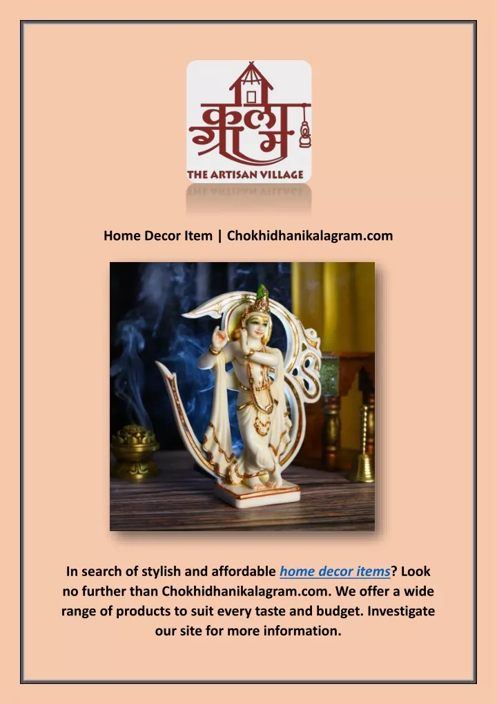 home decor item chokhidhanikalagram com