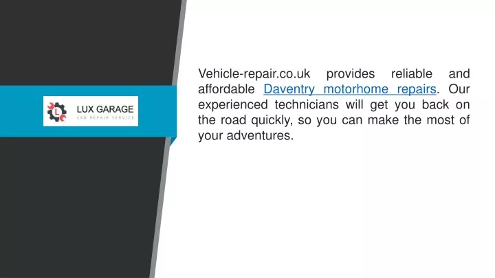 vehicle repair co uk provides reliable