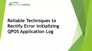 reliable techniques to rectify error initializing