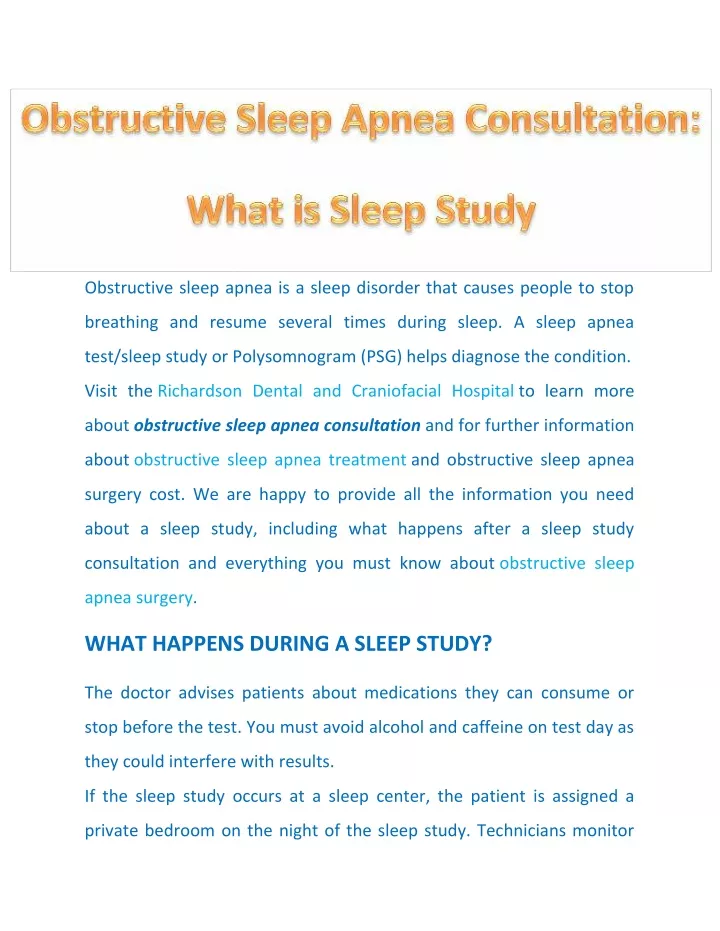 obstructive sleep apnea is a sleep disorder that