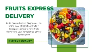 Fruits Delivery Singapore