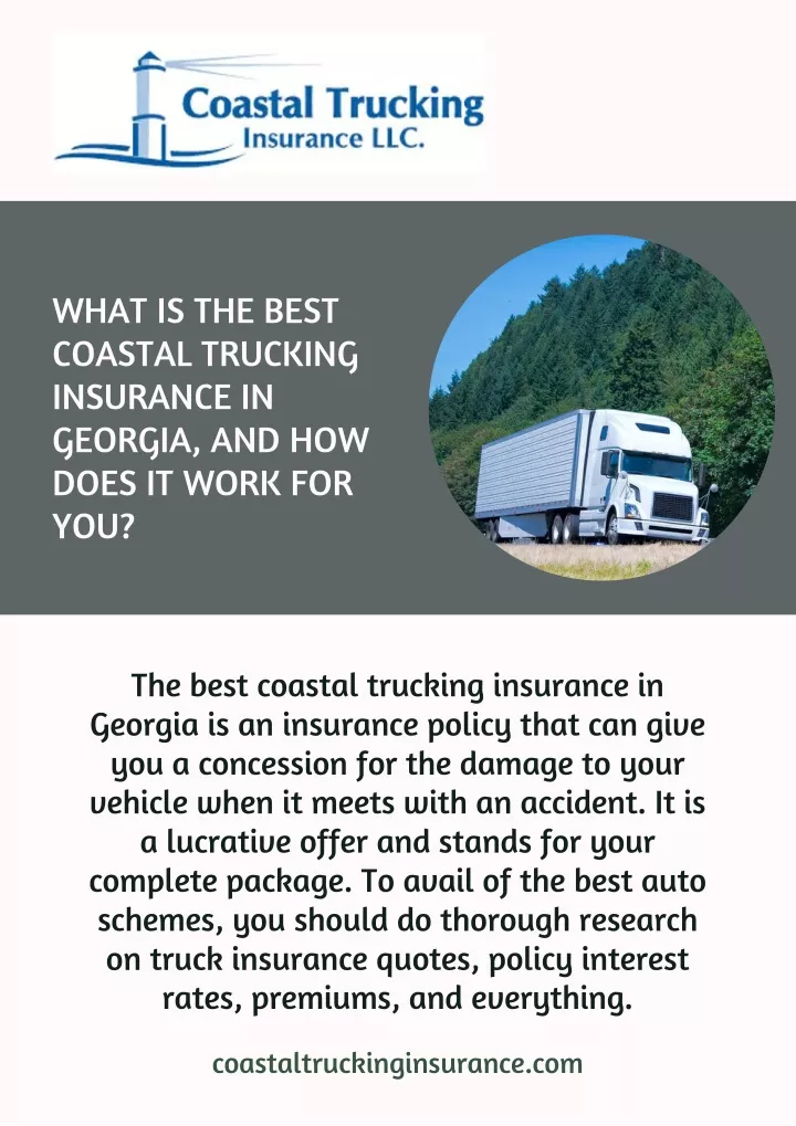 what is the best coastal trucking insurance