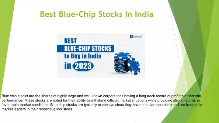 PPT - Best Blue-Chip Stocks In India PowerPoint Presentation, Free ...