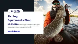 Best Fishing Equipments Shop in Dubai