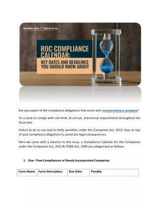 are you aware of the compliance obligations that