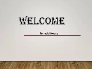 Teriyaki House