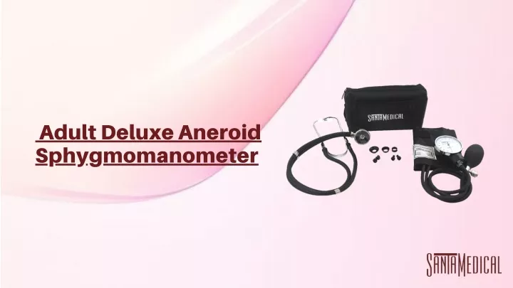 adult deluxe aneroid sphygmomanometer